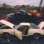 Len Bernstein, "Discarded Automobiles"