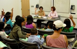 "Poetry Shows: We Can Honestly Like the World!" Class for children conducted by Margot Carpenter and Karen Van Outryve