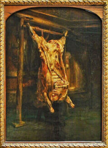 Rembrandt, The Slaughtered Ox, Louvre