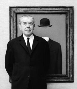 René Magritte. Photo by Lothar Wolleh.